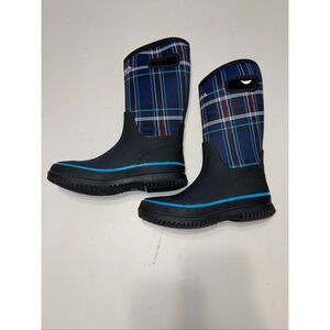 HISEA Women Rain & Snow Boot Waterproof Anti-Slip Pull On Handle Garden Mud Boot